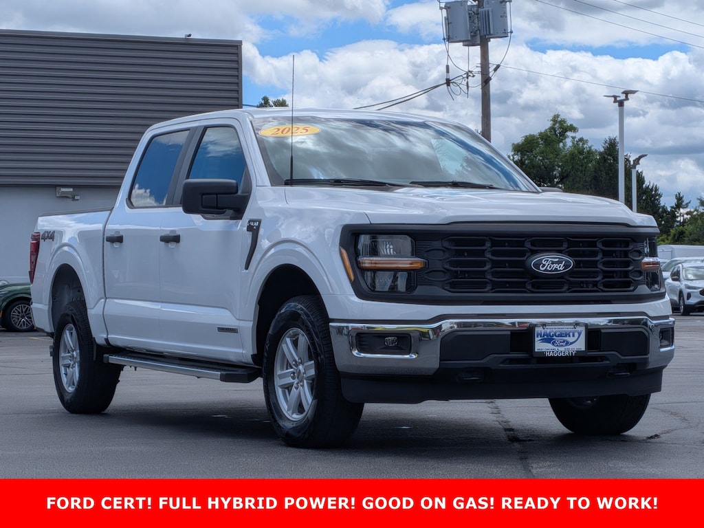 Certified 2025 Ford F-150 XL Hybrid 4WD SuperCrew 5.5 Box Crew Cab Pickup