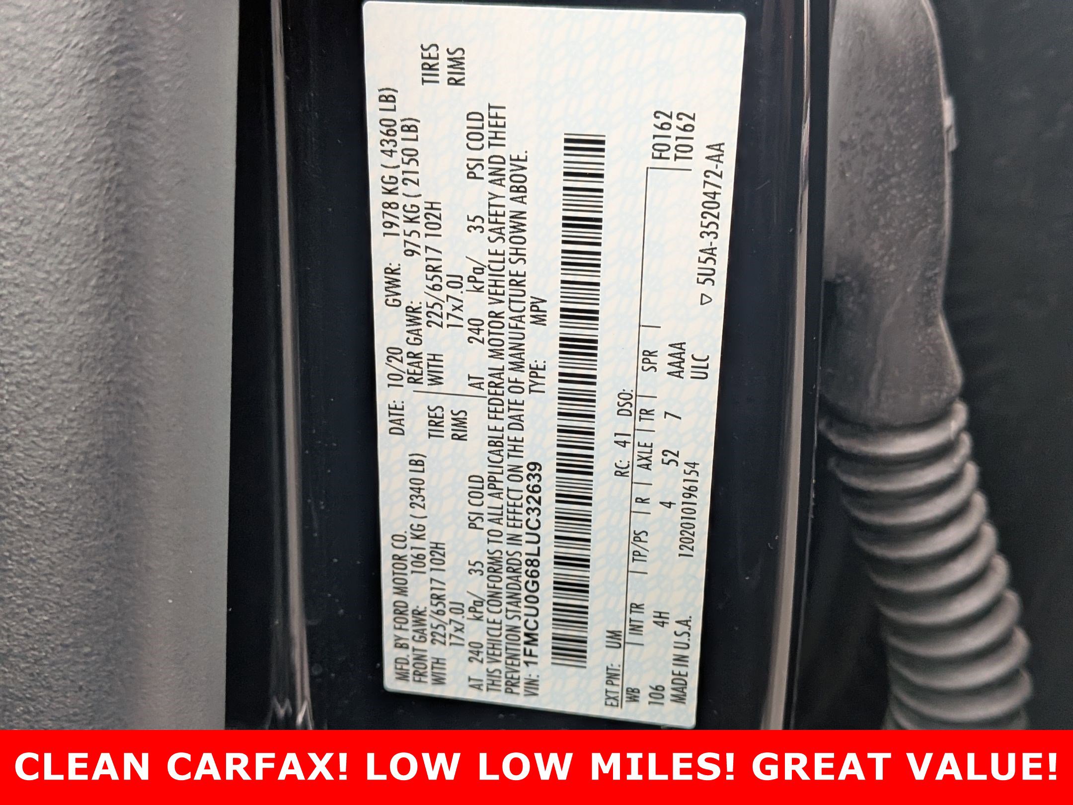 2020 FORD ESCAPE - Image 28