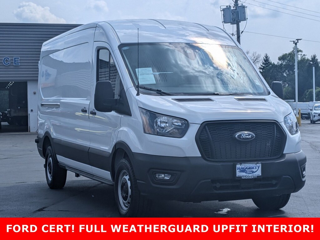 Certified 2024 Ford Transit T-250 148 Med Rf 9070 GVWR RWD Full-size Cargo Van