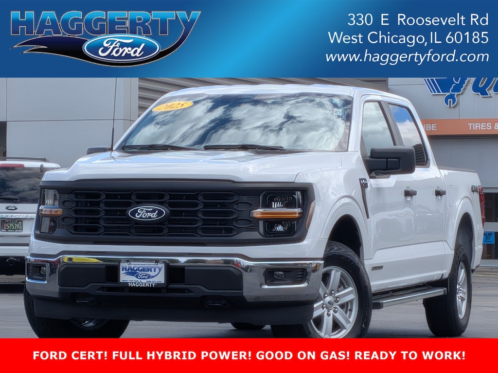 Certified 2025 Ford F-150 XL Hybrid 4WD SuperCrew 5.5 Box Crew Cab Pickup