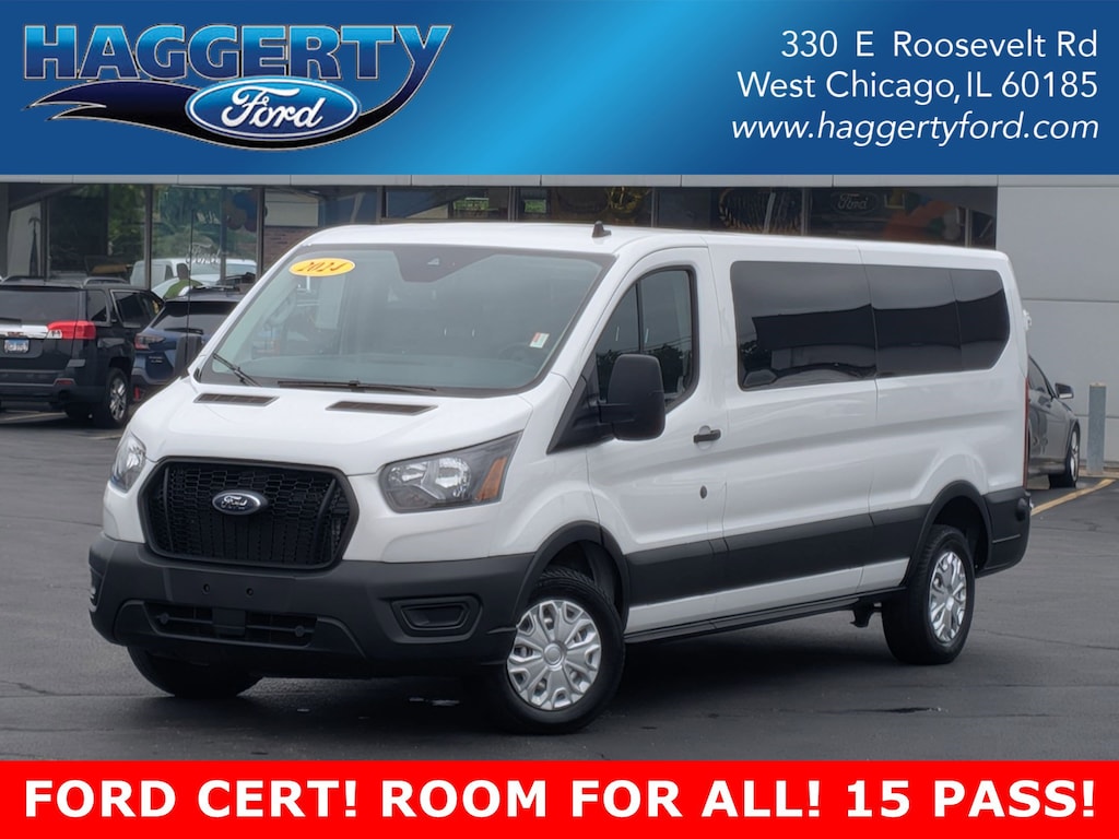 Certified 2024 Ford Transit Passenger Wagon 148 Low Roof XL RWD Full-size Passenger Van