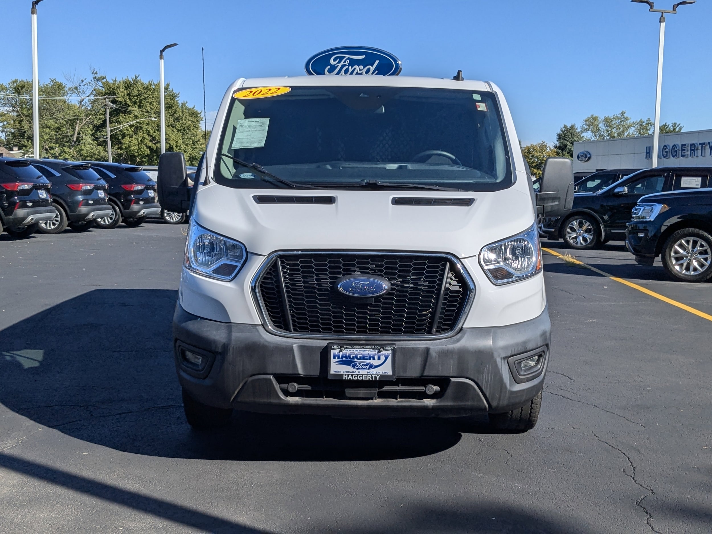 Certified 2021 Ford Transit Van Base with VIN 1FTBR1Y82MKA68664 for sale in West Chicago, IL