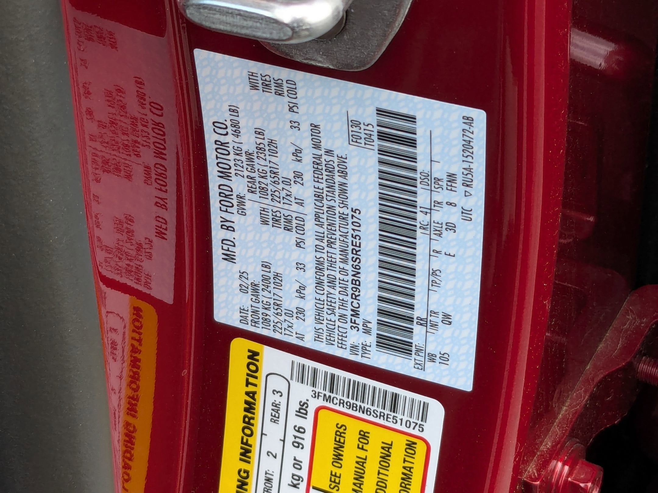 2025 FORD BRONCO SPORT - Image 35