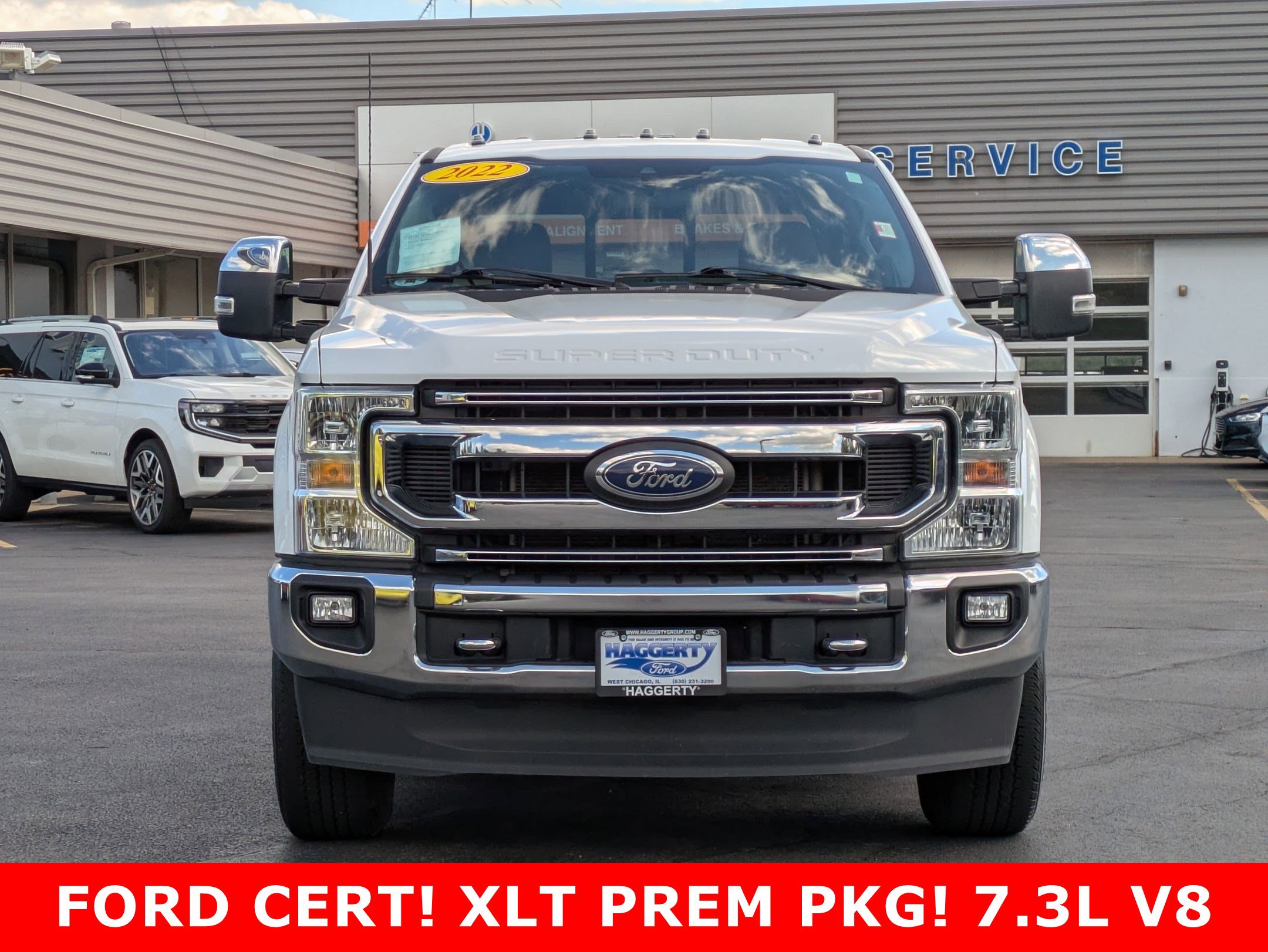 Certified 2022 Ford F-250 Super Duty XLT with VIN 1FT7W2BN4NEC99178 for sale in West Chicago, IL