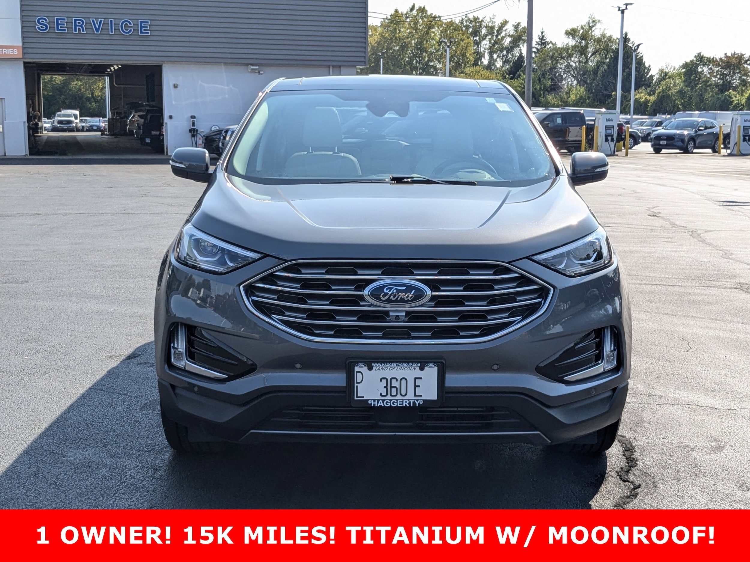 Used 2021 Ford Edge Titanium with VIN 2FMPK4K93MBA13885 for sale in West Chicago, IL