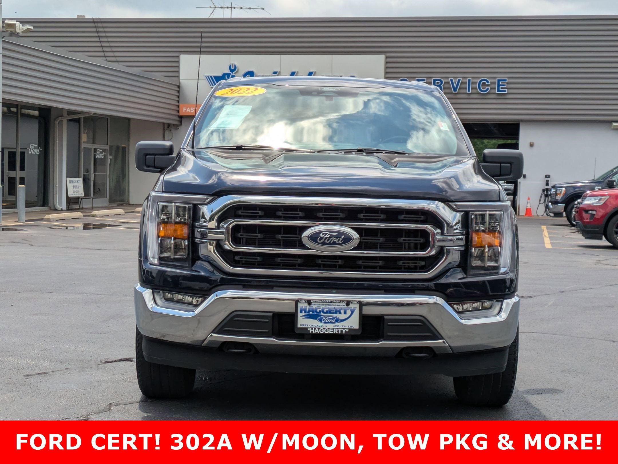 Certified 2022 Ford F-150 XLT with VIN 1FTEW1EP6NKD88556 for sale in West Chicago, IL