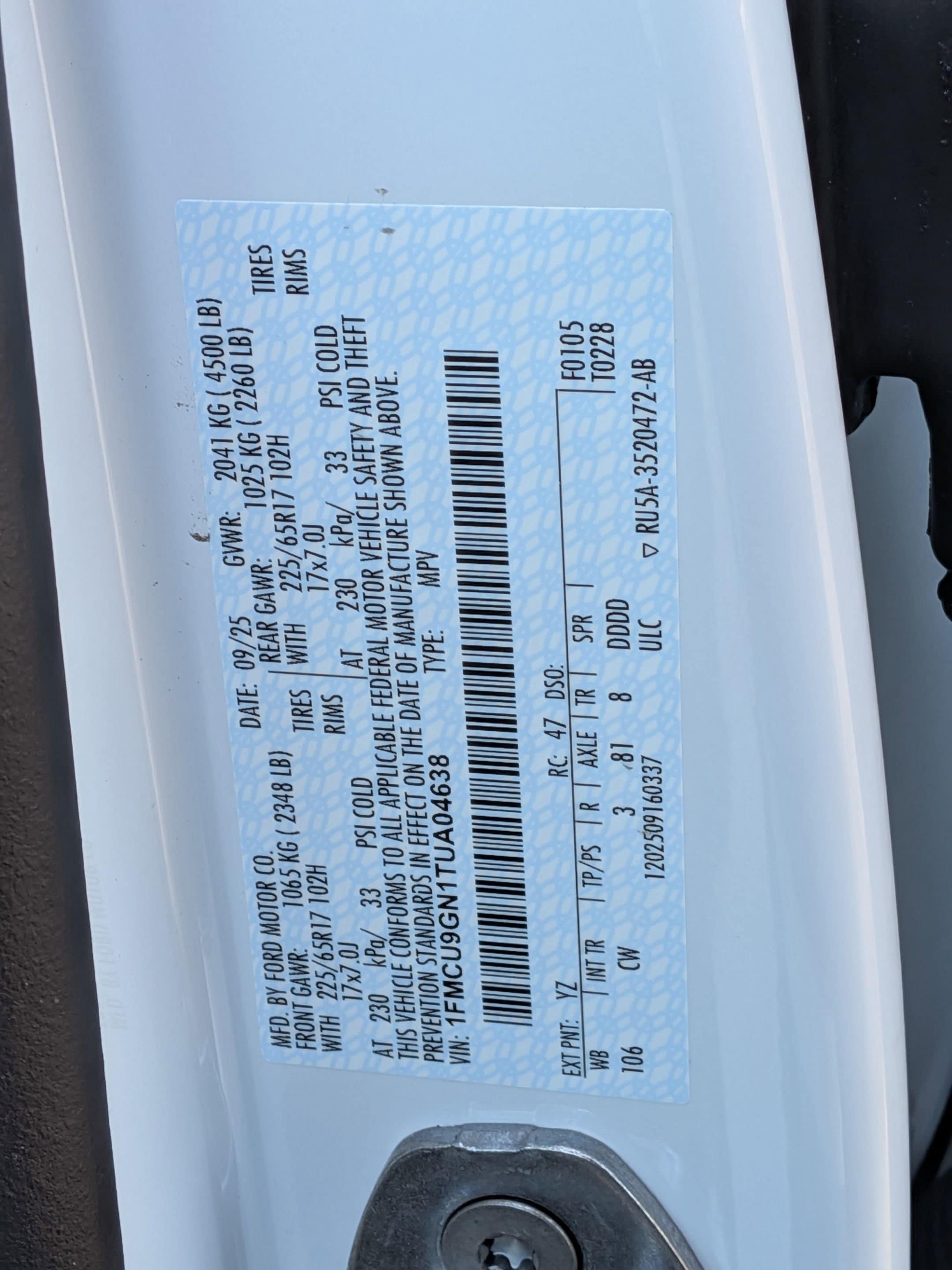 2026 FORD ESCAPE - Image 29