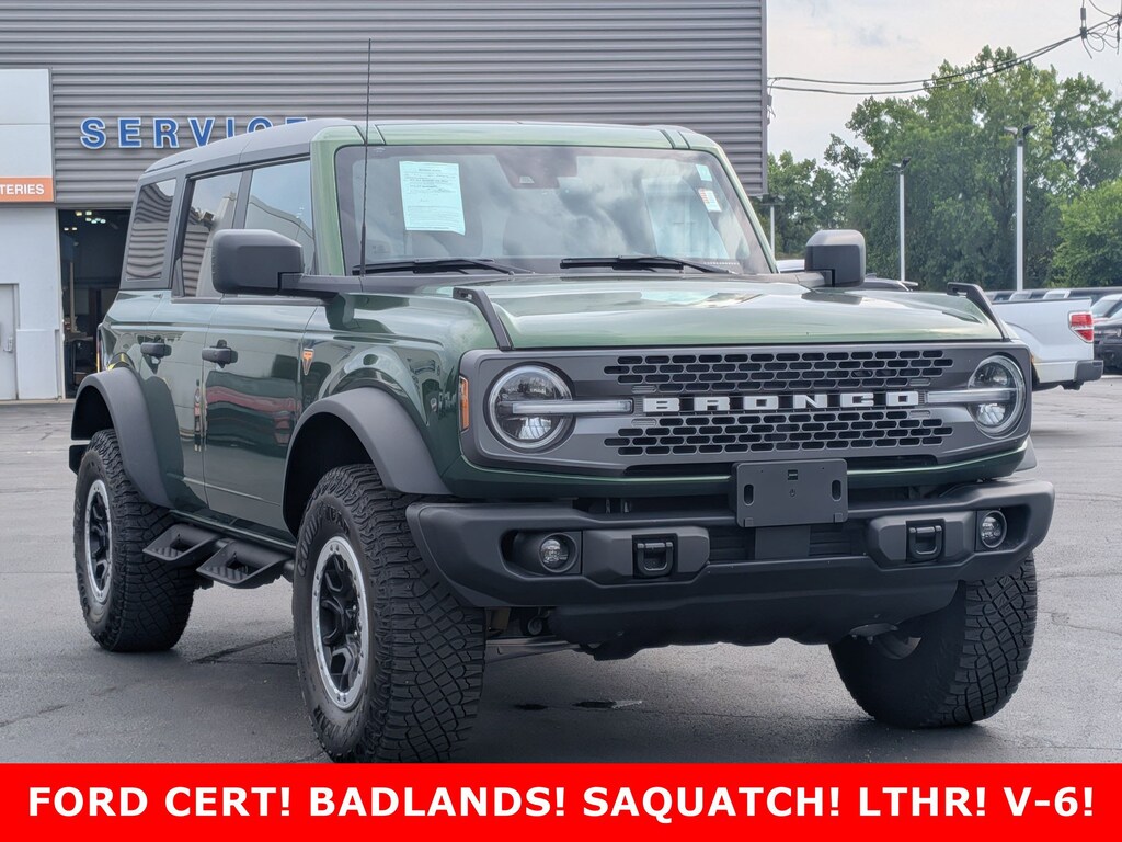 Certified 2023 Ford Bronco Badlands 4 Door Advanced 4x4 Hardtop