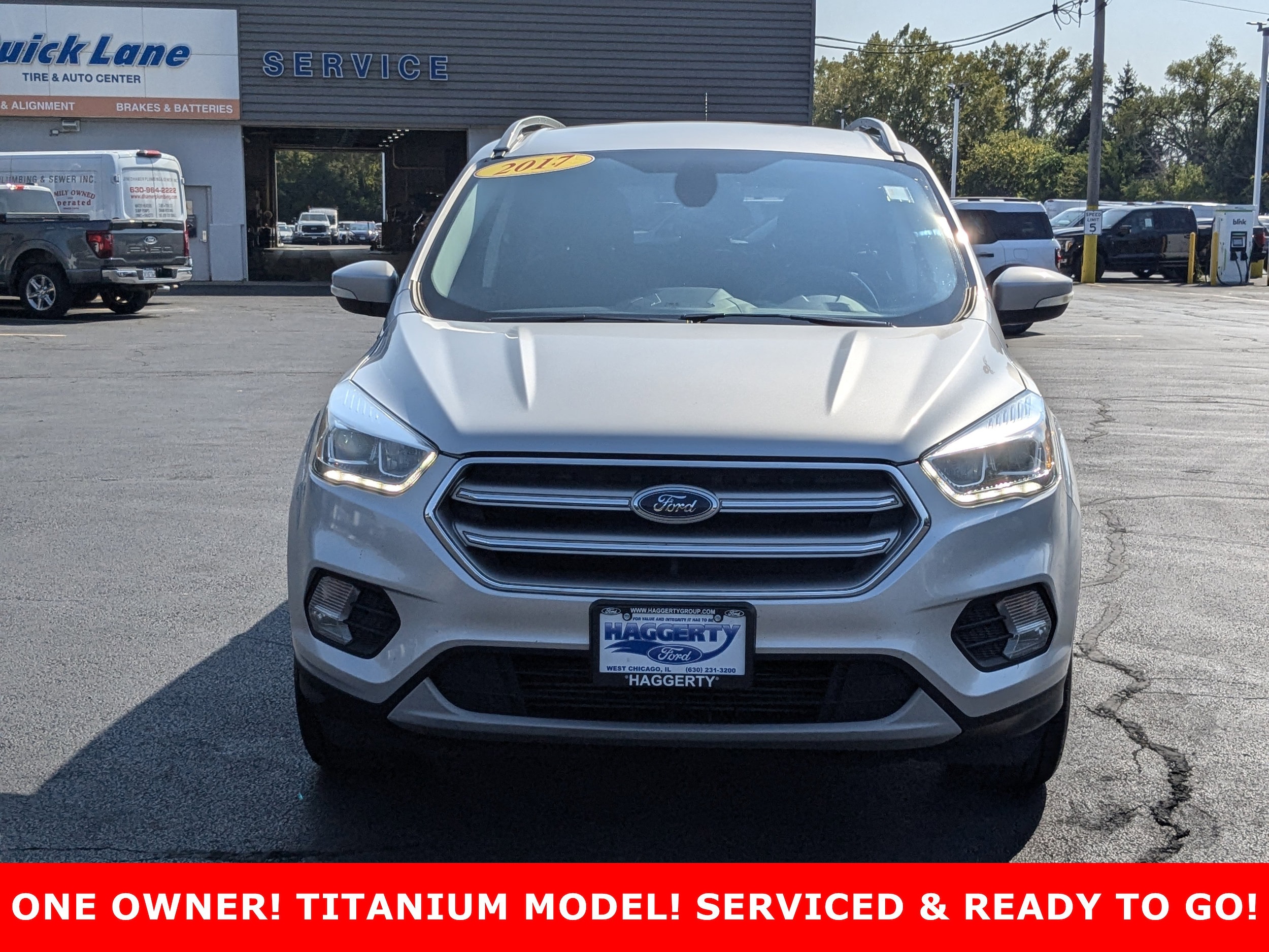 Used 2017 Ford Escape Titanium with VIN 1FMCU9J96HUE66566 for sale in West Chicago, IL