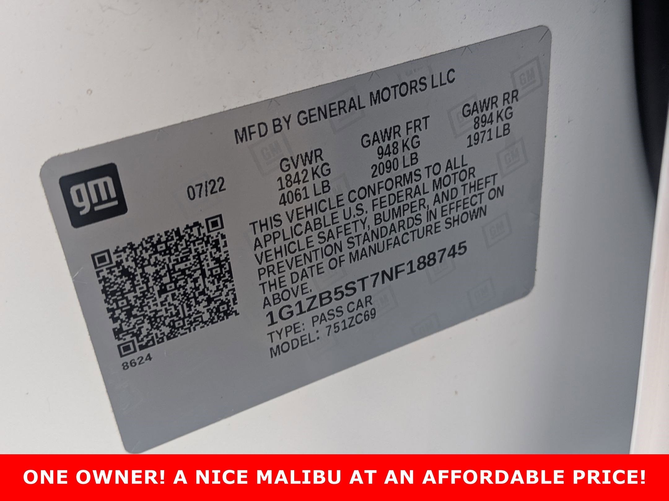 2022 CHEVROLET MALIBU - Image 27