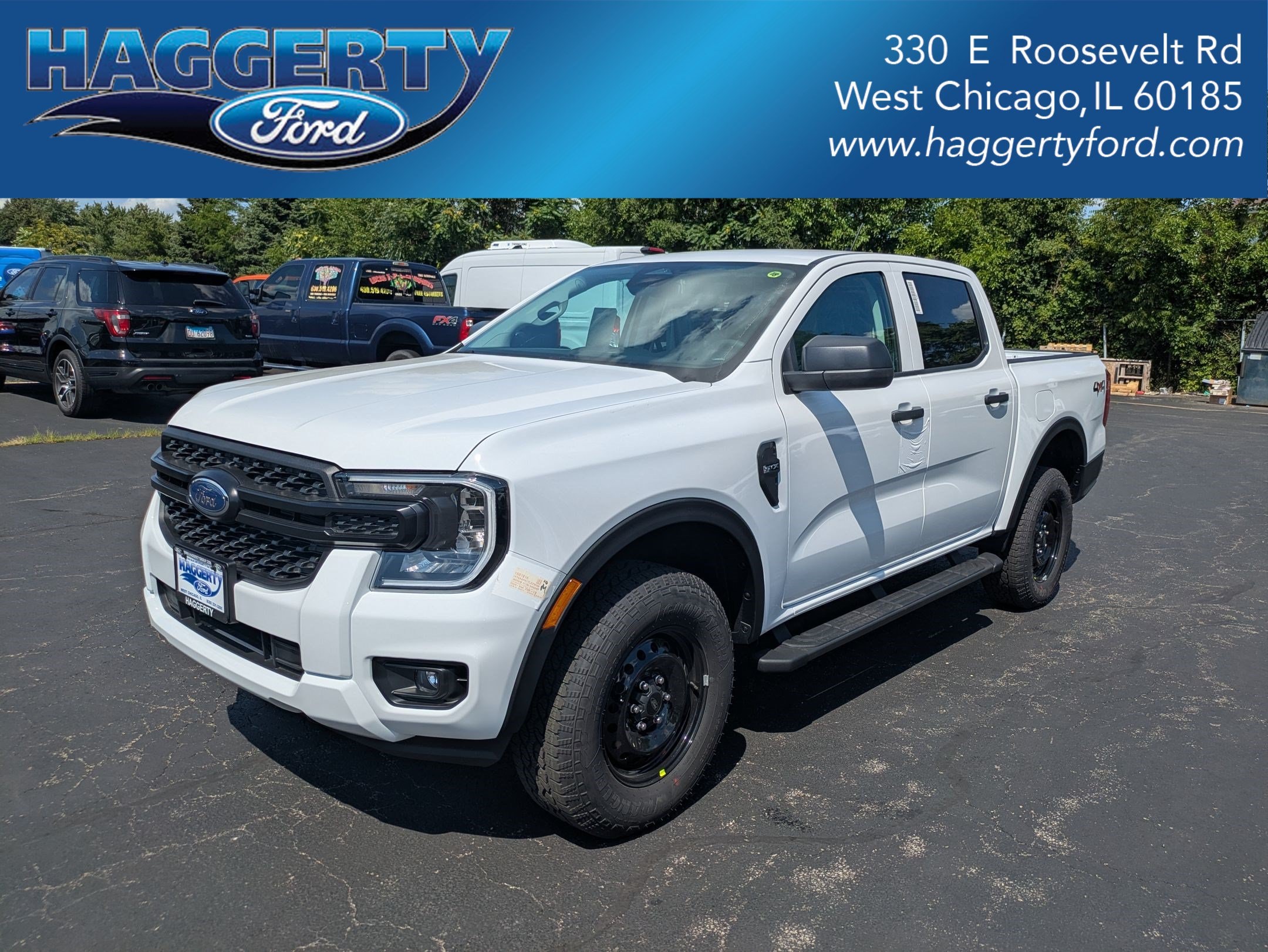 Oxford White 2026 Ford Ranger Pickup Truck Four-Wheel Drive Automatic