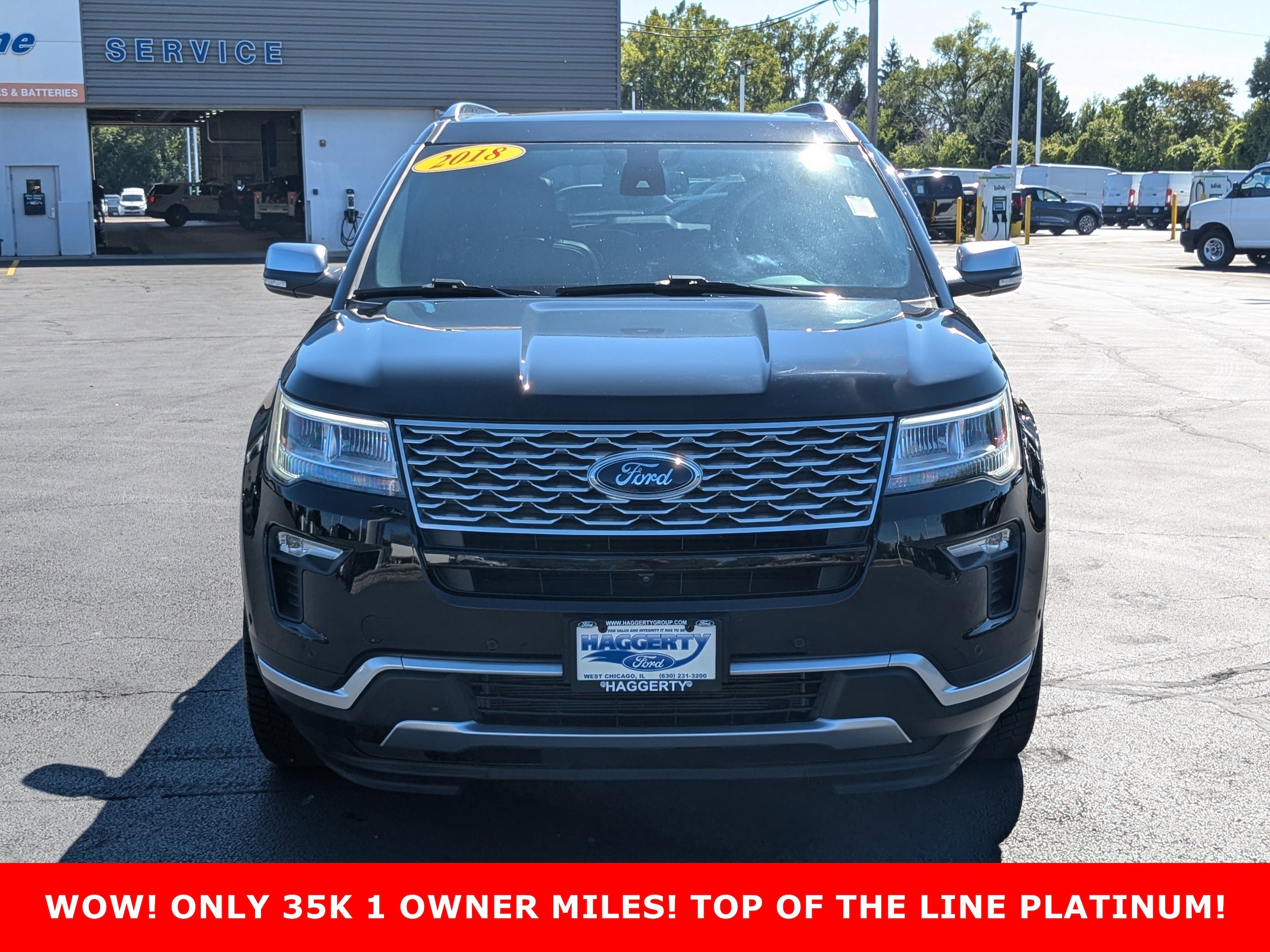 Used 2018 Ford Explorer Platinum with VIN 1FM5K8HT3JGB76087 for sale in West Chicago, IL