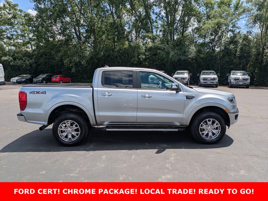 Certified 2021 Ford Ranger LARIAT 4WD SuperCrew 5 Box Crew Cab Pickup