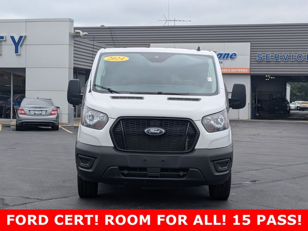 Certified 2024 Ford Transit Passenger Wagon 148 Low Roof XL RWD Full-size Passenger Van