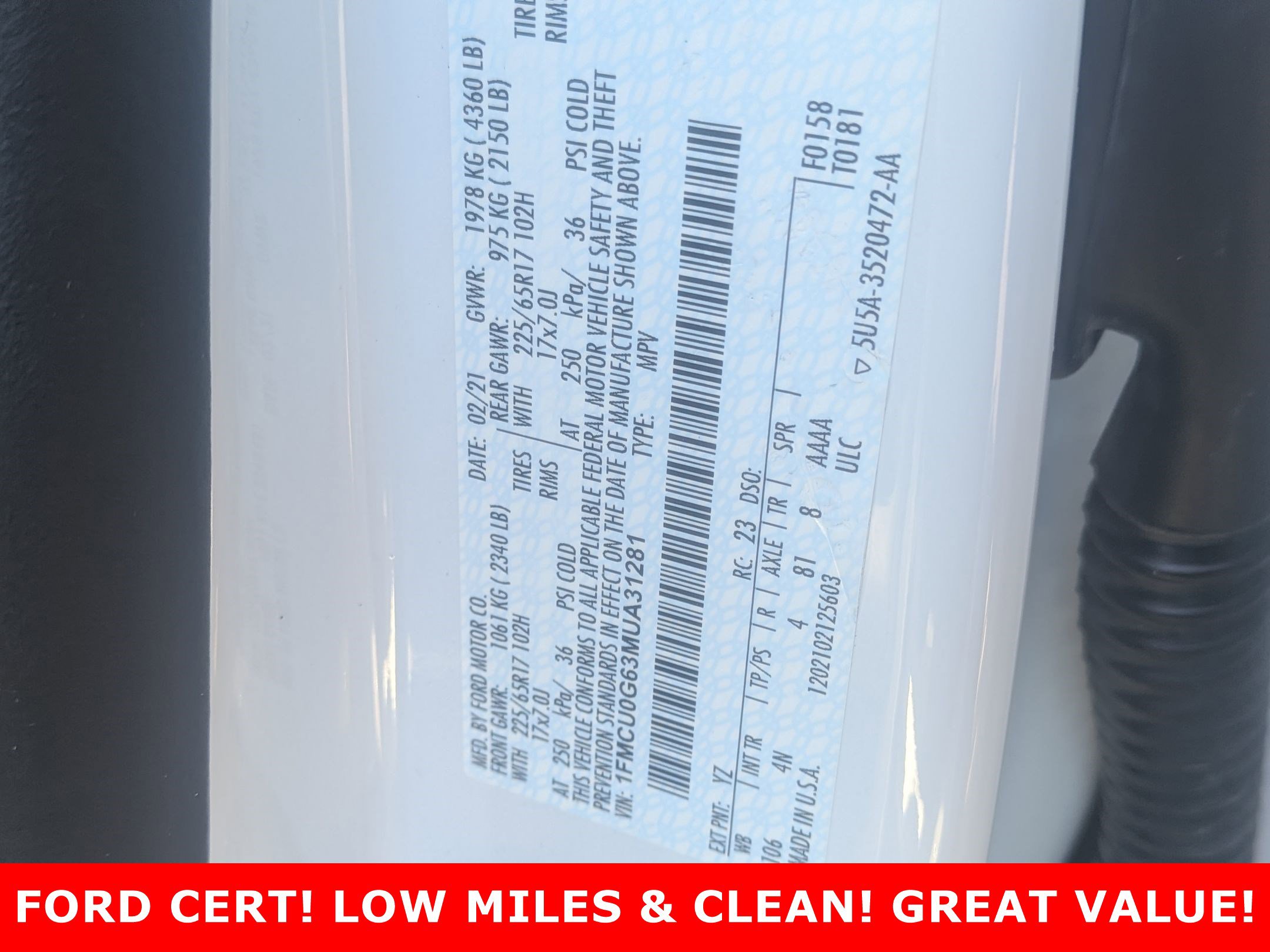 2021 FORD ESCAPE - Image 28