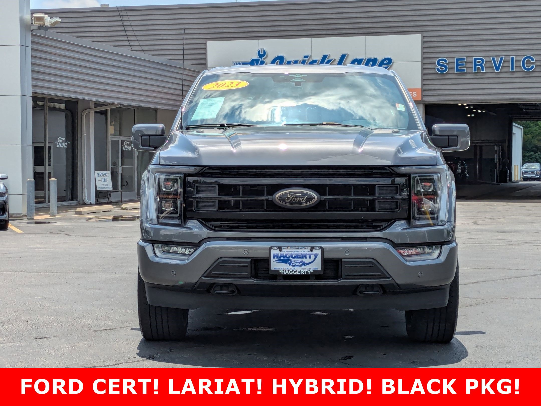 Certified 2023 Ford F-150 Lariat with VIN 1FTFW1ED6PFB38935 for sale in West Chicago, IL