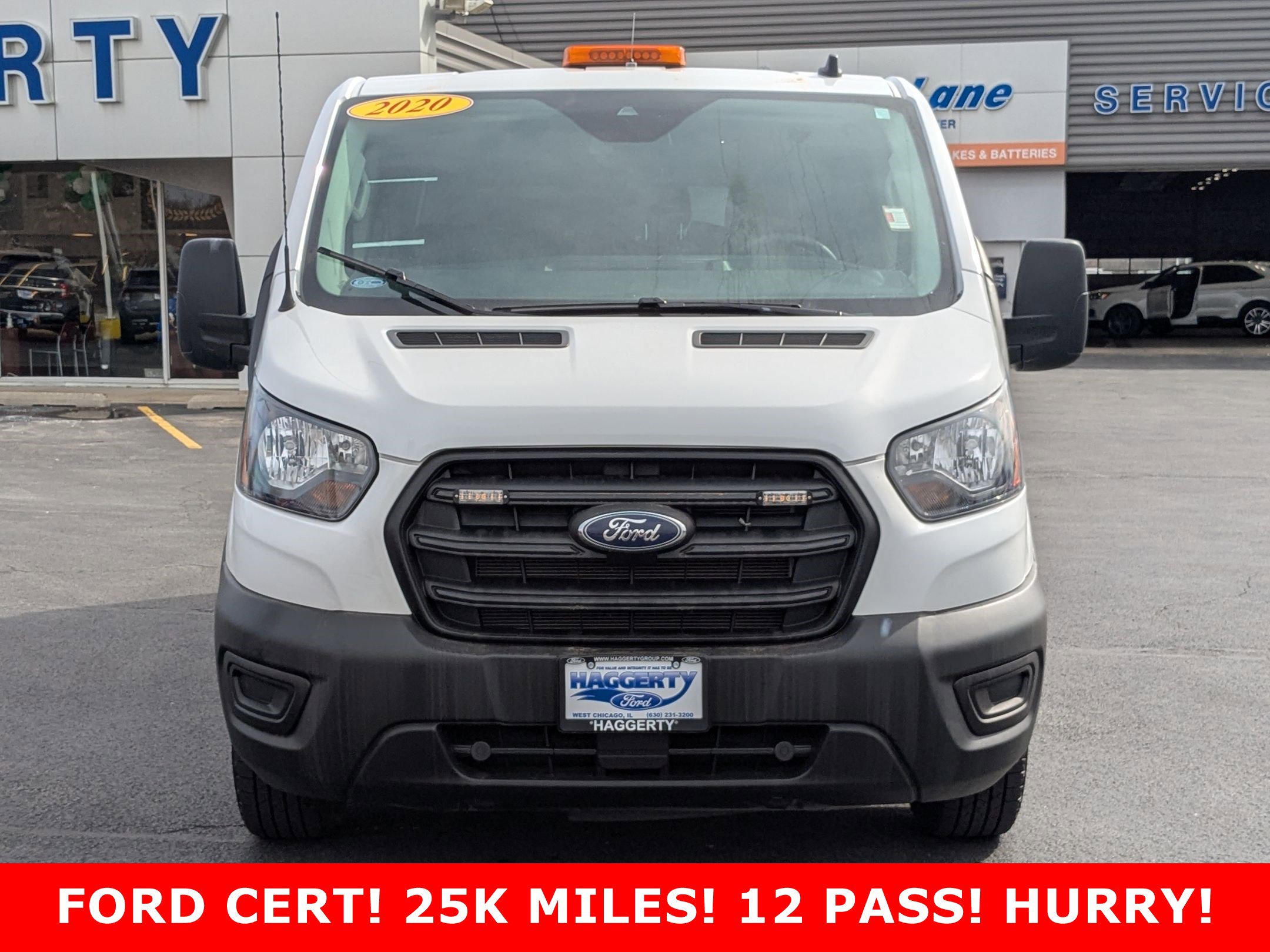 Certified 2020 Ford Transit Passenger Van XL with VIN 1FBAX2Y86LKB30545 for sale in West Chicago, IL