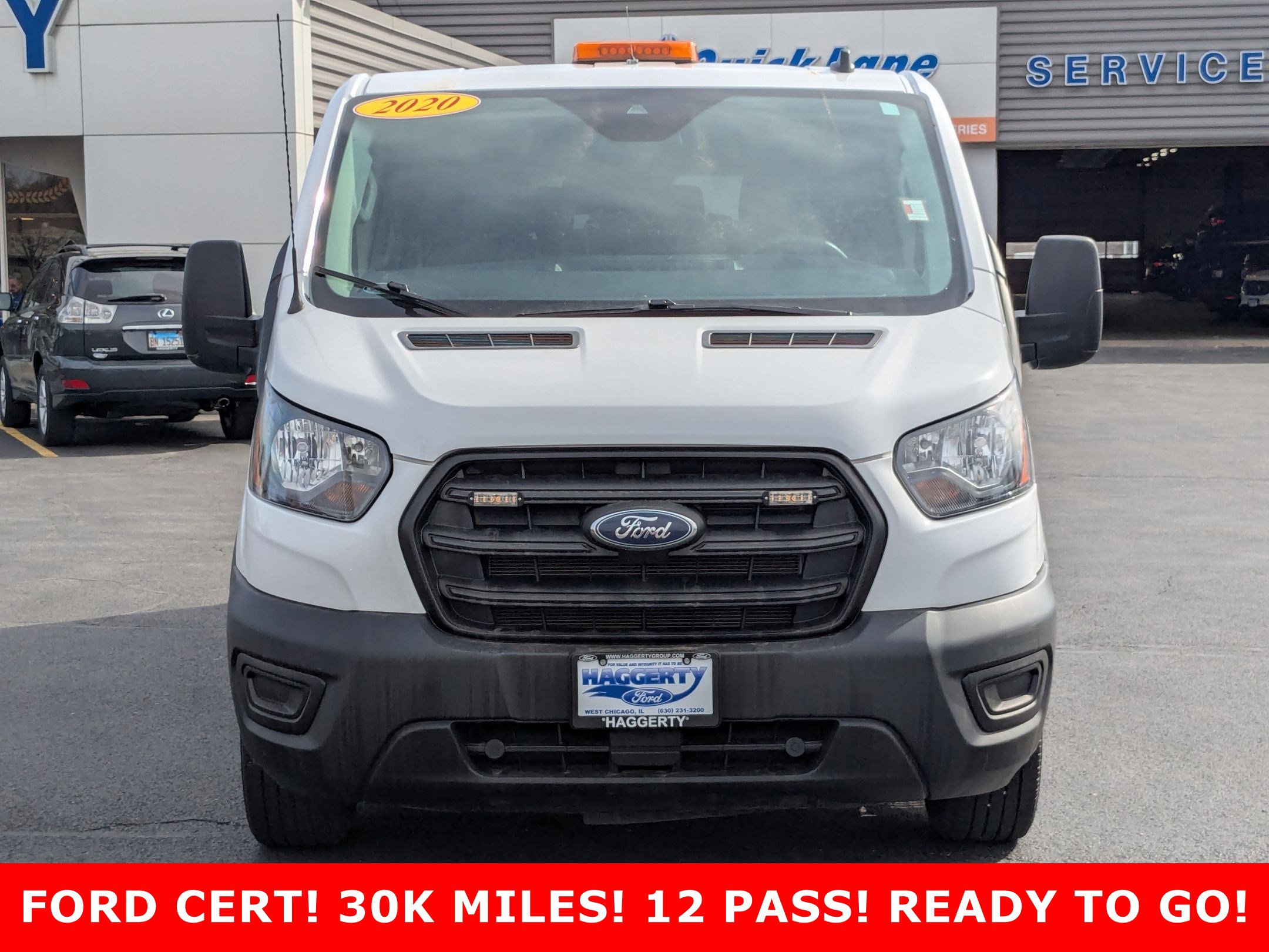 Certified 2020 Ford Transit Passenger Van XL with VIN 1FBAX2Y89LKB30541 for sale in West Chicago, IL
