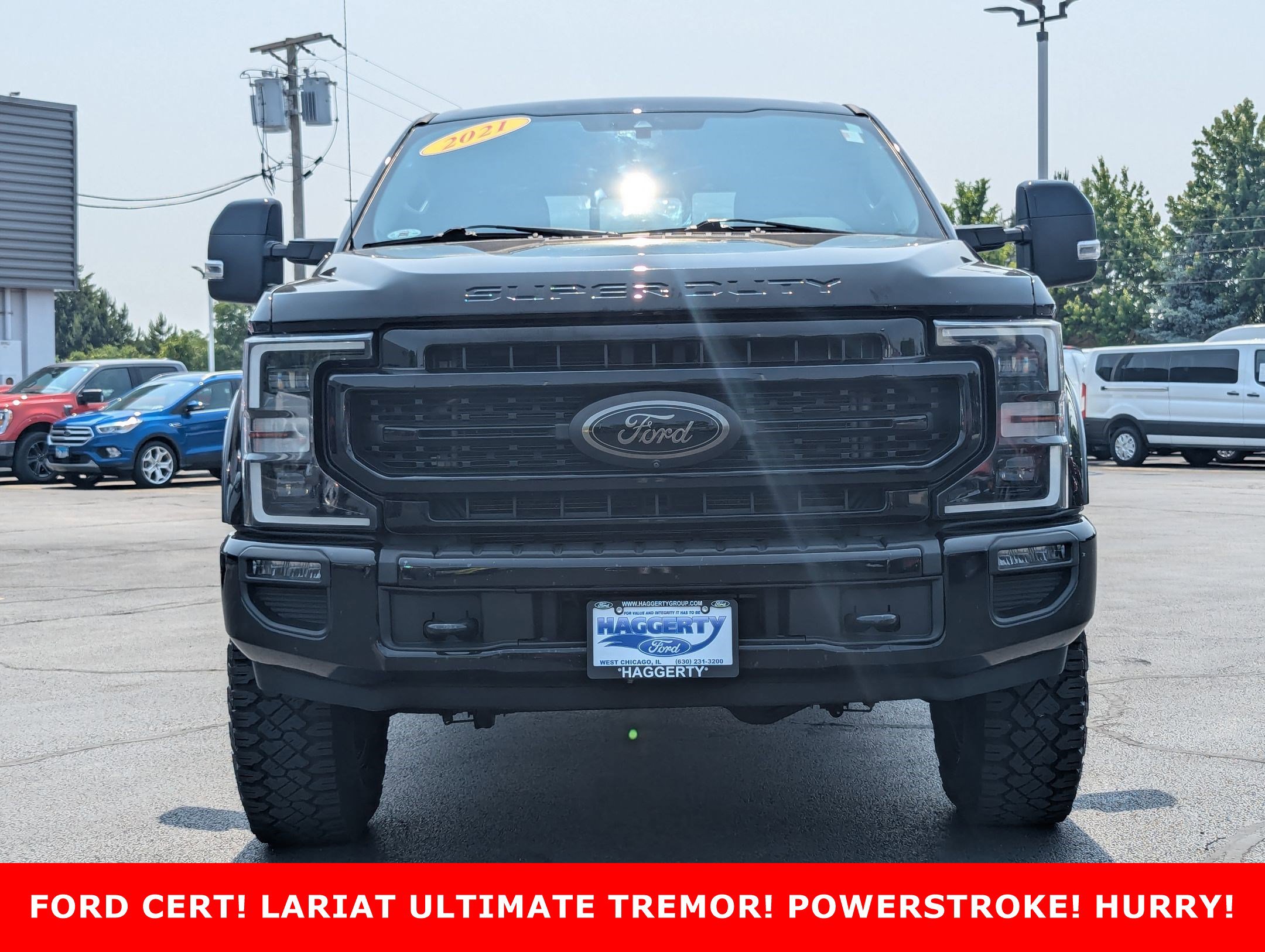 Certified 2021 Ford F-250 Super Duty Lariat with VIN 1FT8W2BT7MEC06039 for sale in West Chicago, IL