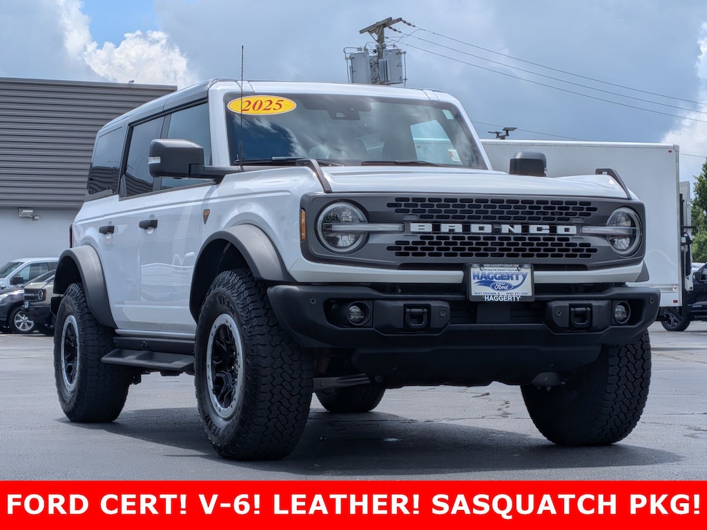 Certified 2025 Ford Bronco Badlands 4 Door Advanced 4x4 Hard Top