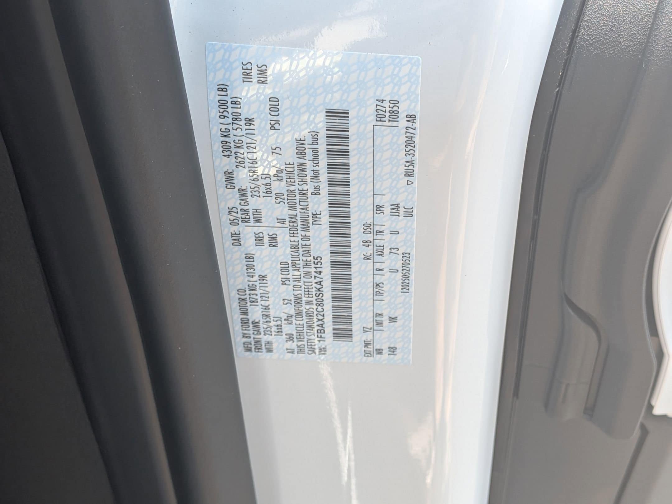 2025 FORD TRANSIT - Image 25