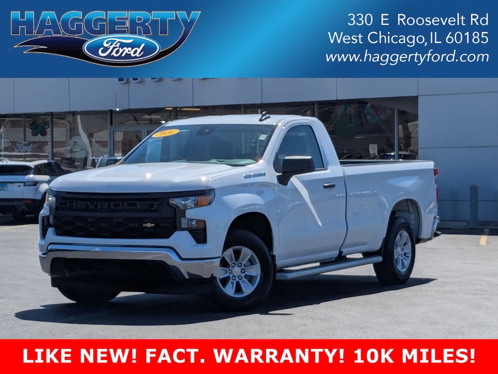 Used 2024 Chevrolet Silverado 1500 2WD Reg Cab 140 Work Truck Regular Cab Pickup