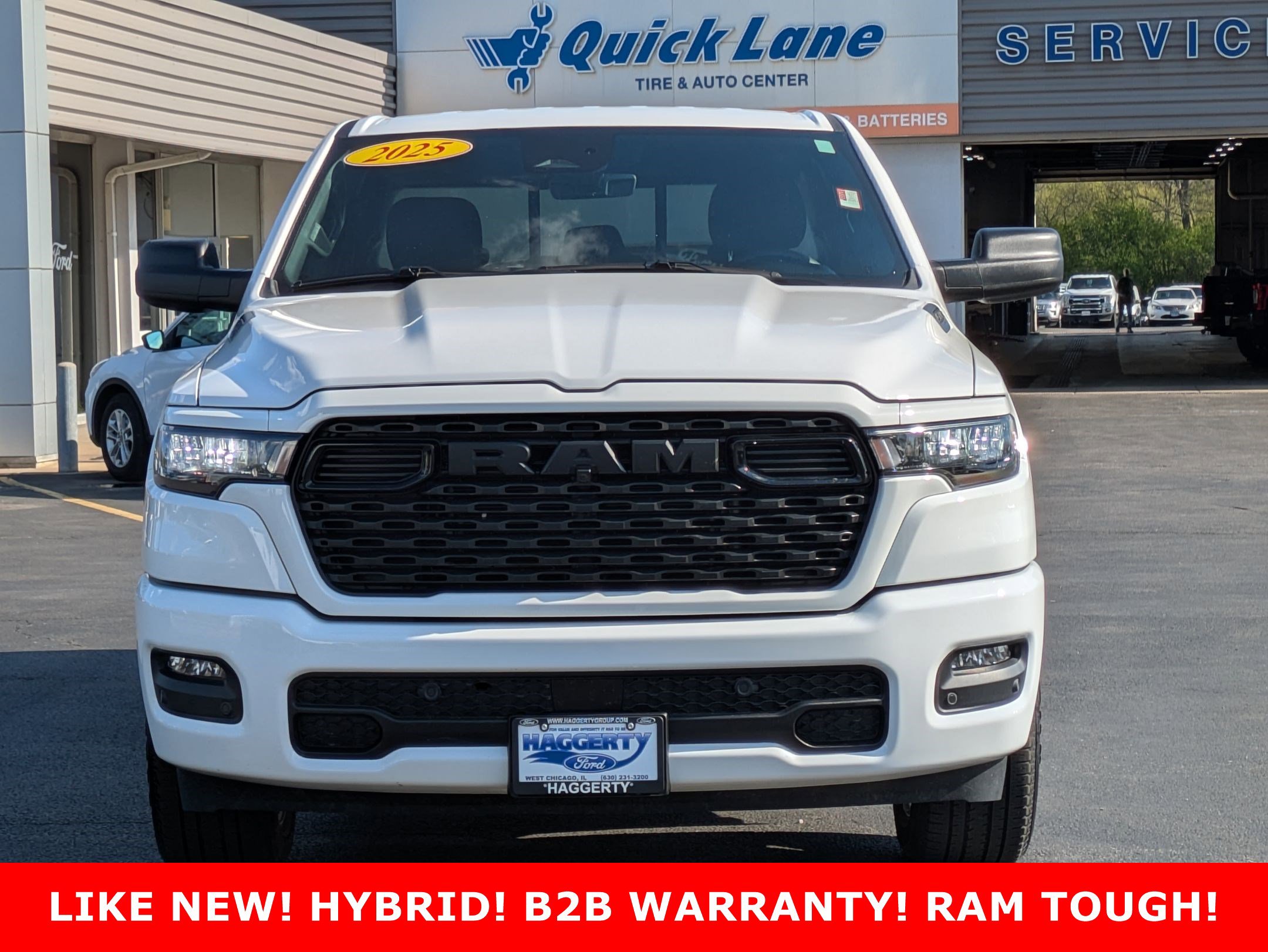 Used 2025 RAM Ram 1500 Pickup Tradesman with VIN 1C6RRFGG7SN645163 for sale in West Chicago, IL