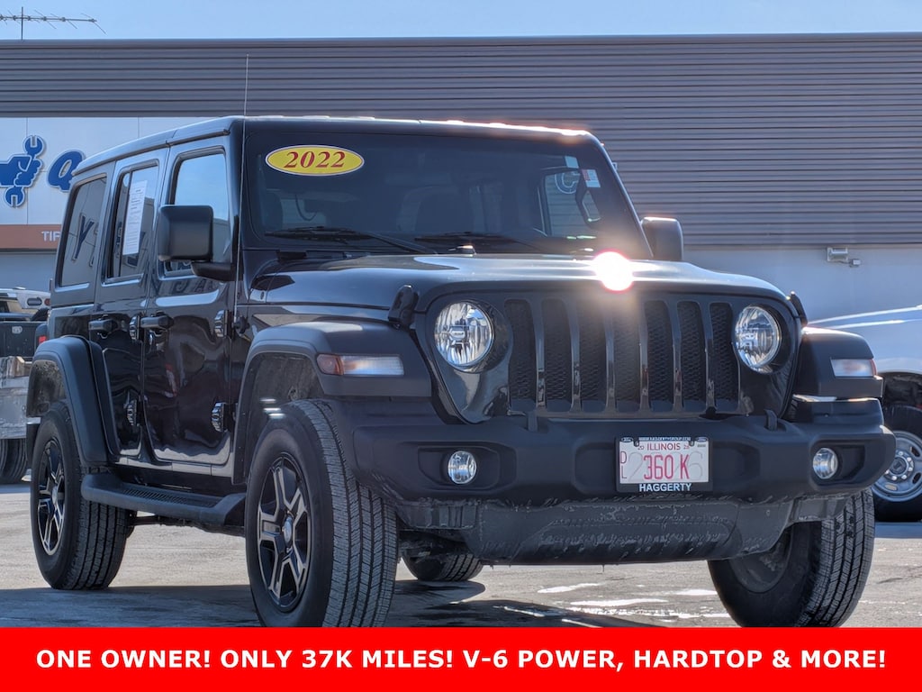 Used 2022 Jeep Wrangler Unlimited Sport S 4x4 Hardtop