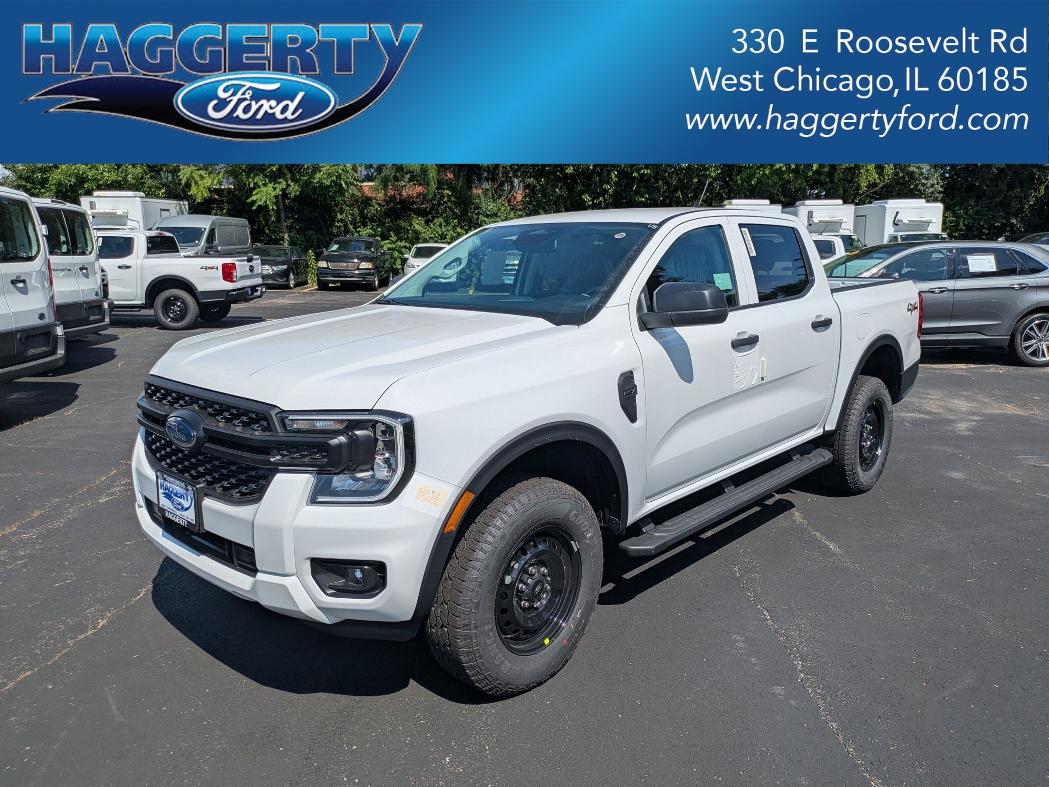 Oxford White 2026 Ford Ranger Pickup Truck Four-Wheel Drive Automatic