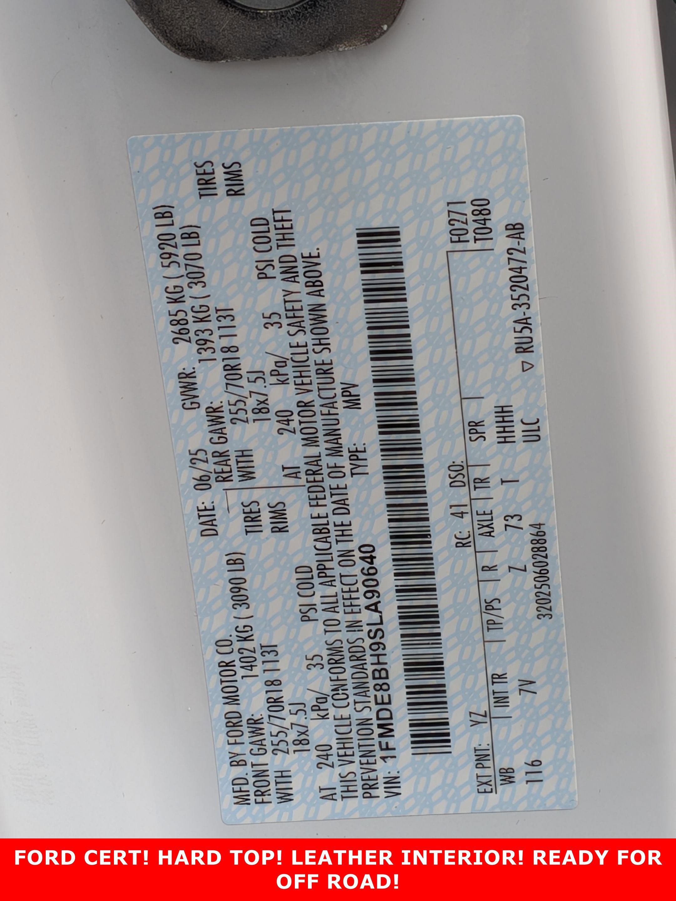 2025 FORD BRONCO - Image 28