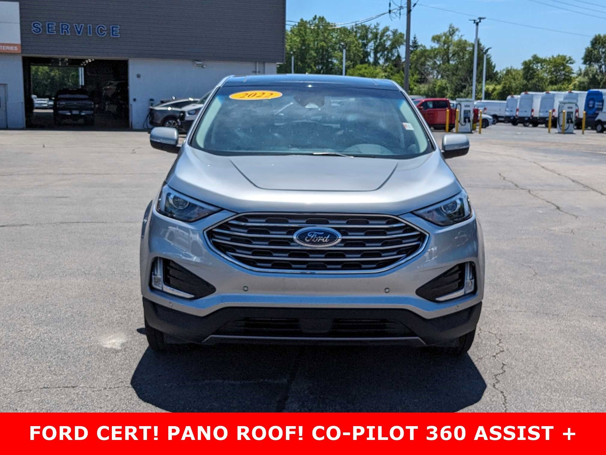 Certified 2022 Ford Edge Titanium with VIN 2FMPK4K90NBA72703 for sale in West Chicago, IL