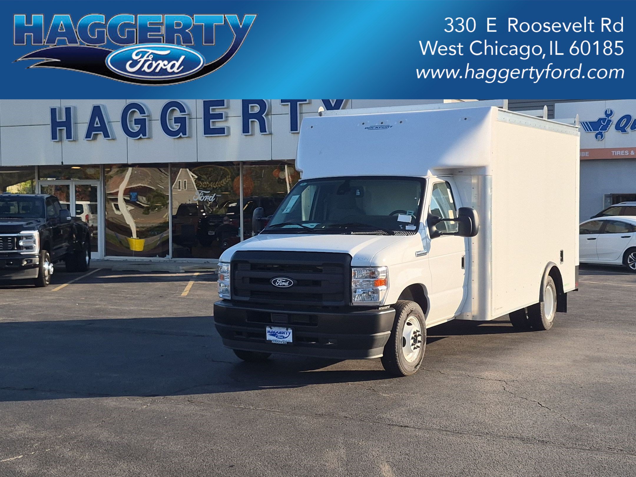 Oxford White 2027 Ford E-Series Chassis Pickup Truck Rear-Wheel Drive Automatic