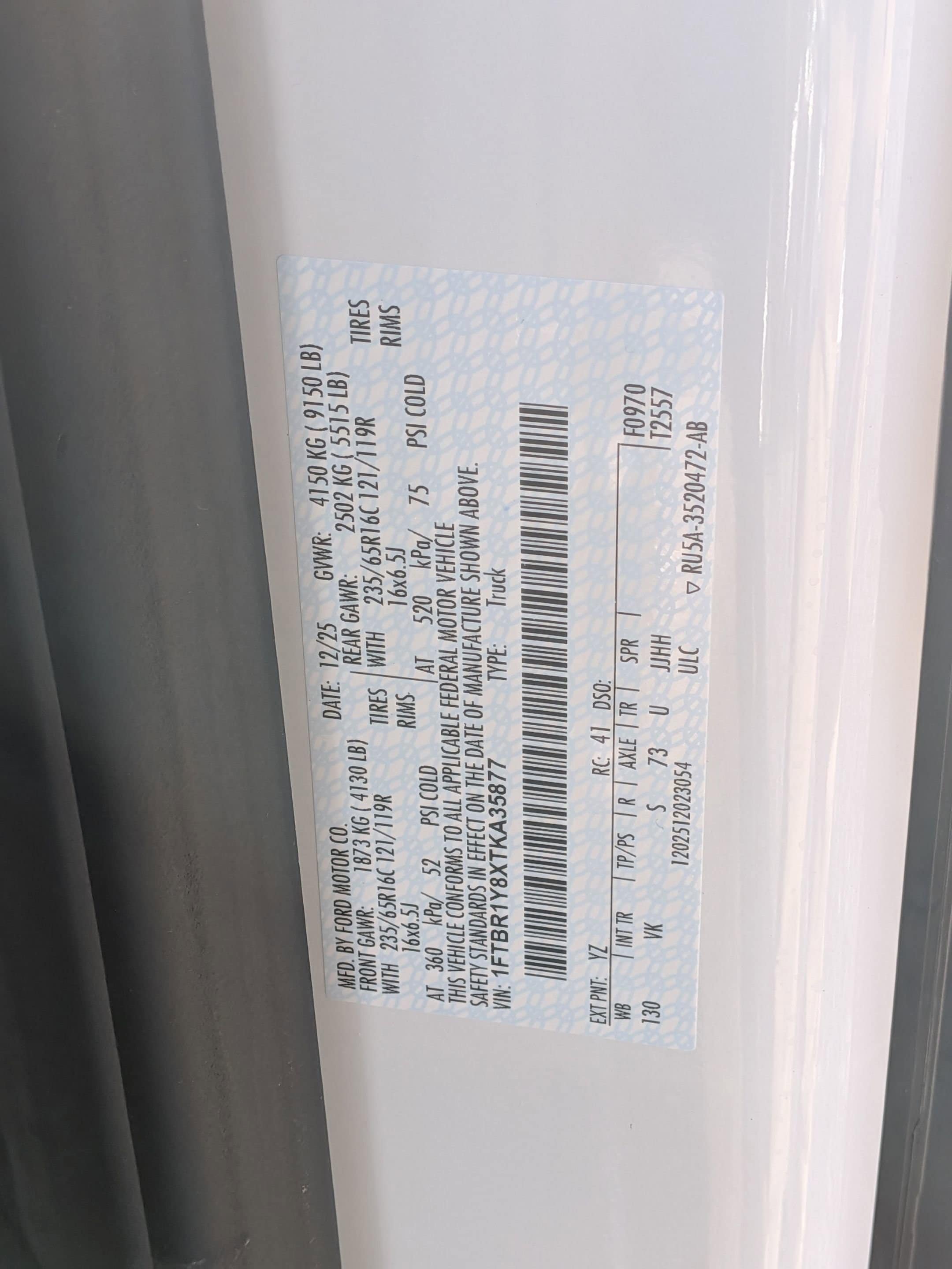 2026 FORD TRANSIT - Image 27