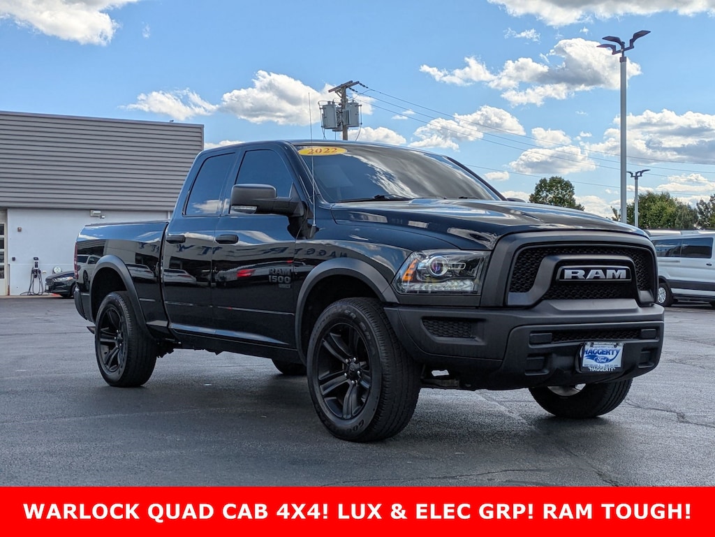 Used 2022 Ram 1500 Classic Warlock 4x4 Quad Cab 64 Box Crew Cab Pickup