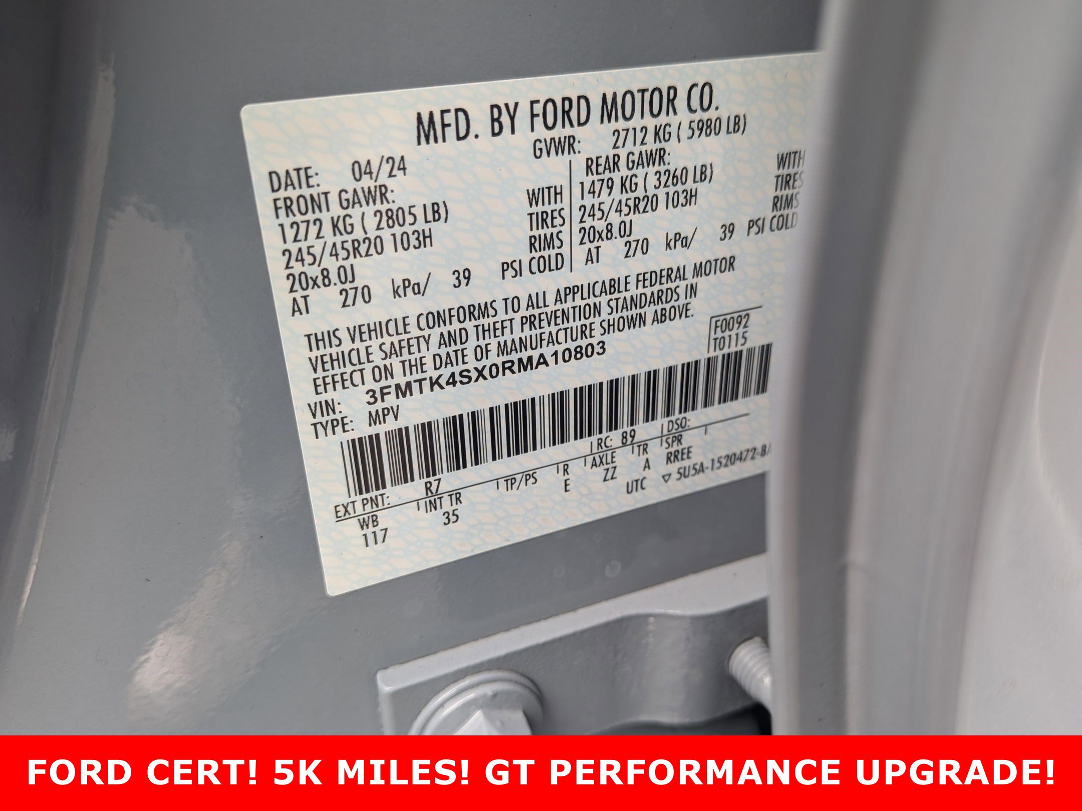 2024 FORD MUSTANG MACH-E - Image 28