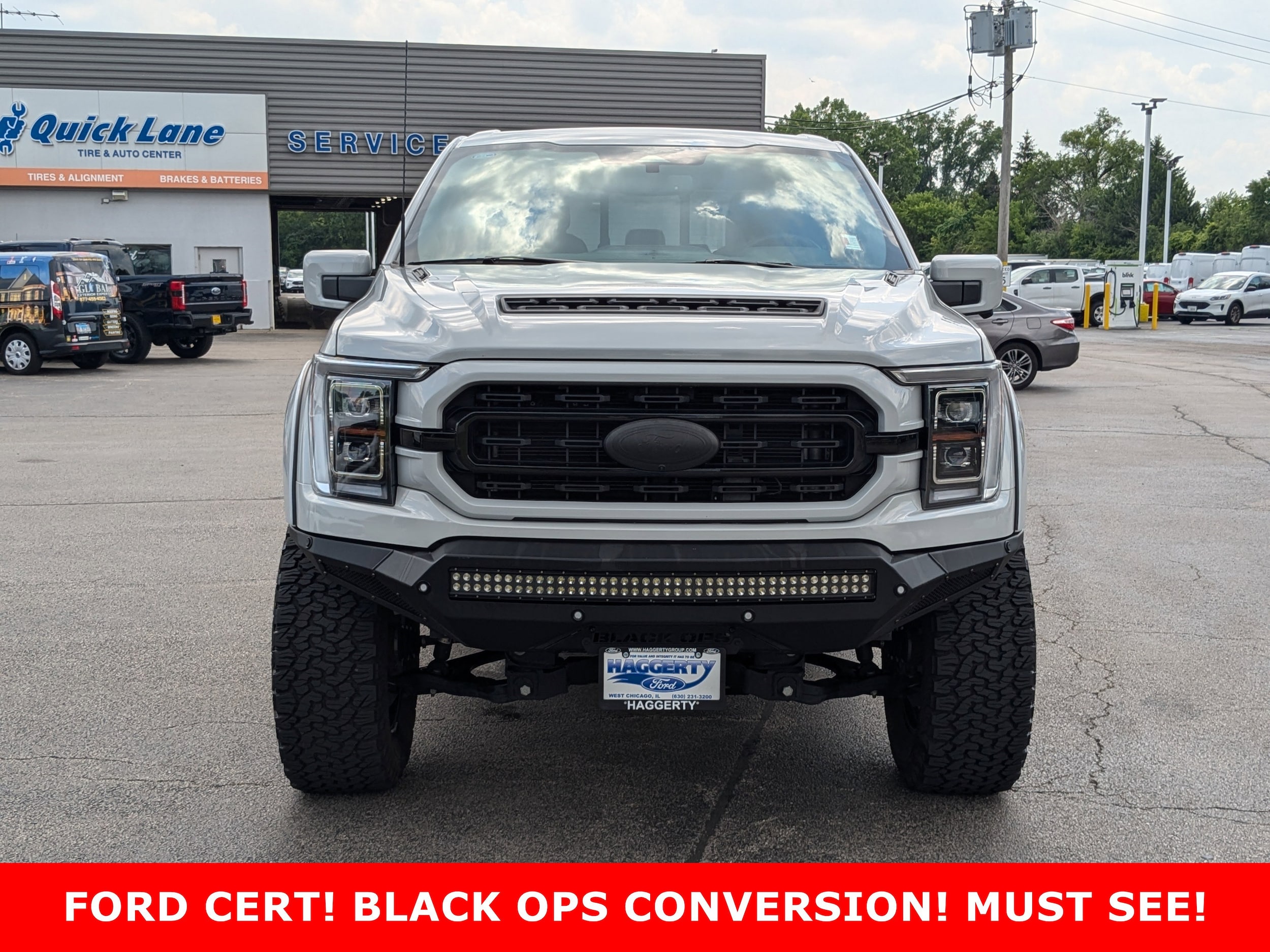 Certified 2023 Ford F-150 Lariat with VIN 1FTFW1E58PKD32186 for sale in West Chicago, IL