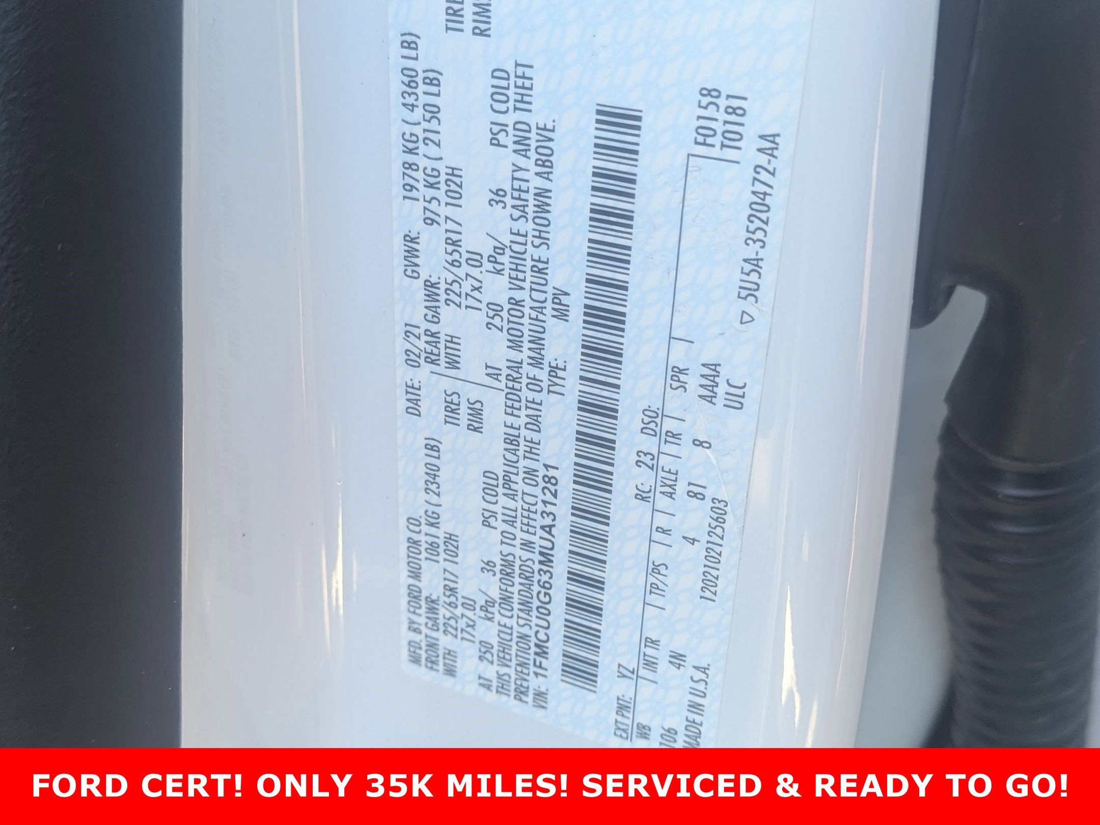 2021 FORD ESCAPE - Image 28