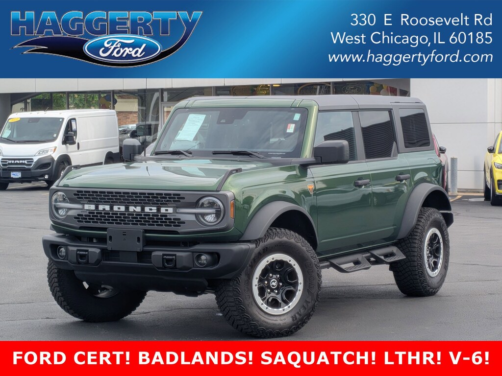 Certified 2023 Ford Bronco Badlands 4 Door Advanced 4x4 Hardtop