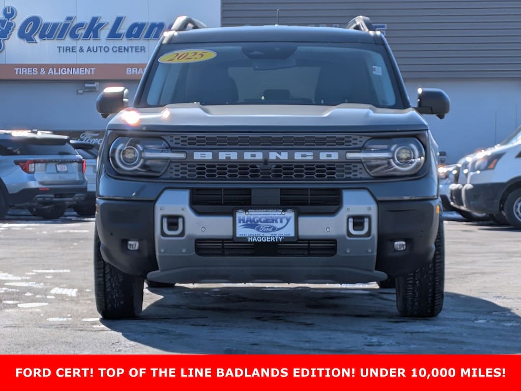 Certified 2025 Ford Bronco Sport Badlands 4x4 SUV