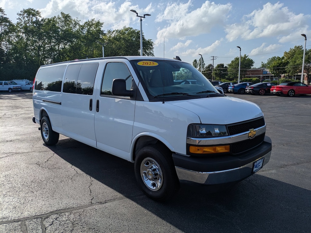 Used 2025 Chevrolet Express Passenger RWD 3500 155 LT Full-size Passenger Van