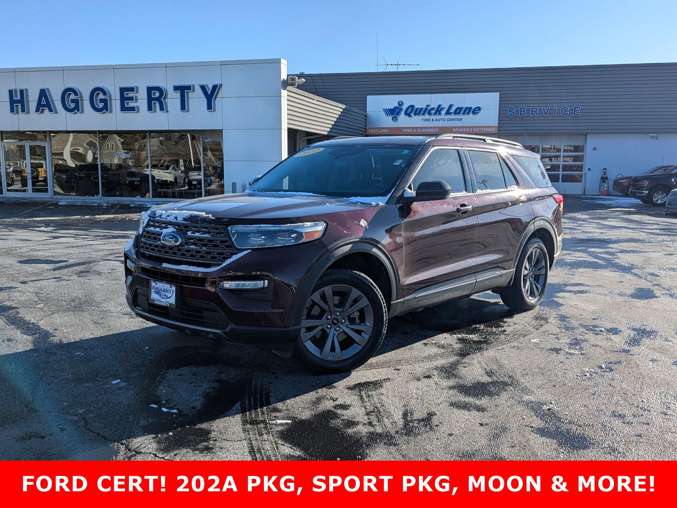 Certified 2022 Ford Explorer XLT with VIN 1FMSK8DHXNGA09316 for sale in West Chicago, IL