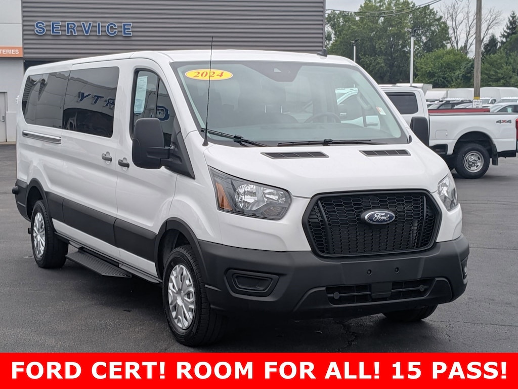 Certified 2024 Ford Transit Passenger Wagon 148 Low Roof XL RWD Full-size Passenger Van
