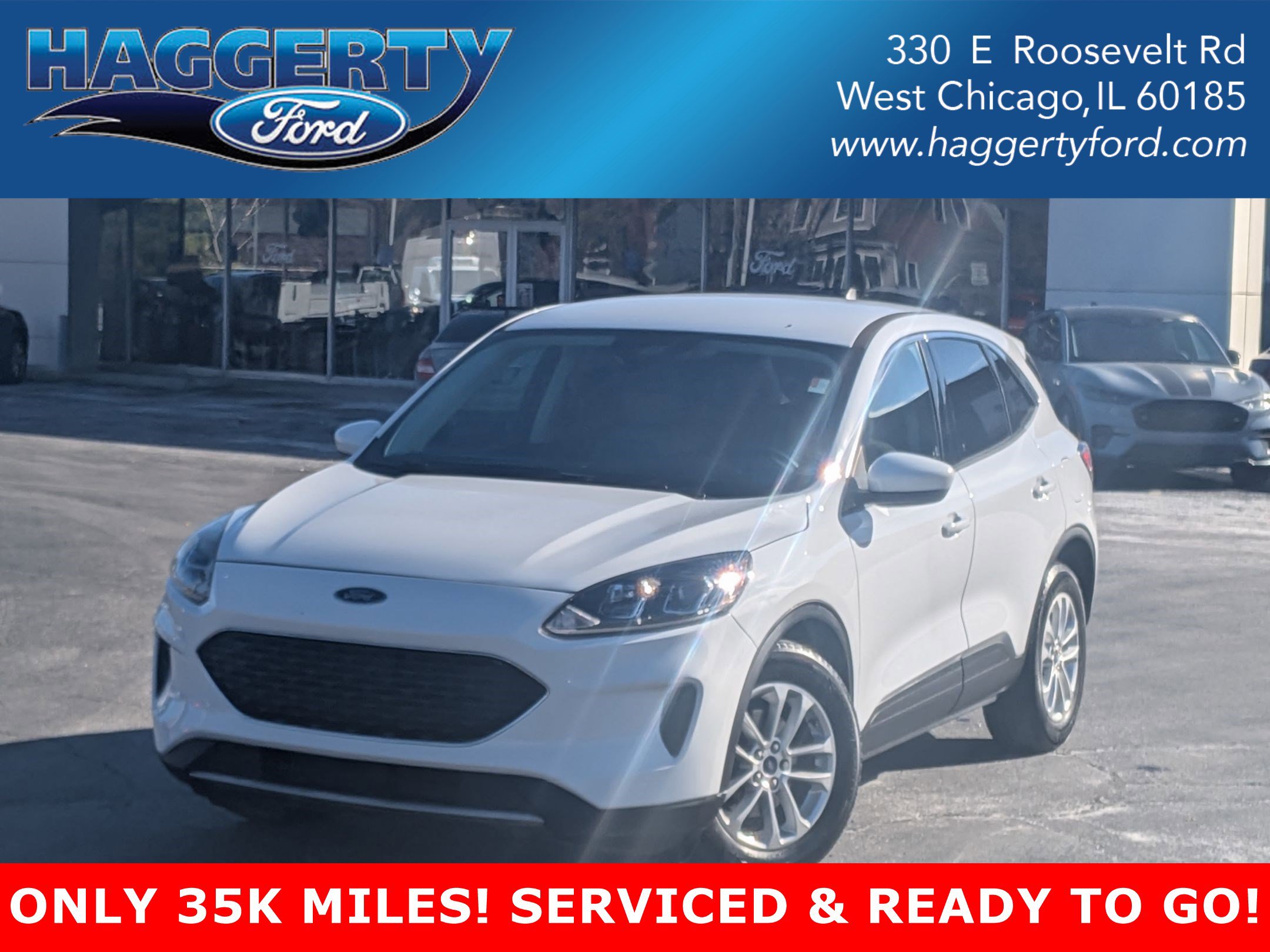 Oxford White 2021 Ford Escape SE FWD SUV / Crossover Front-Wheel Drive Automatic