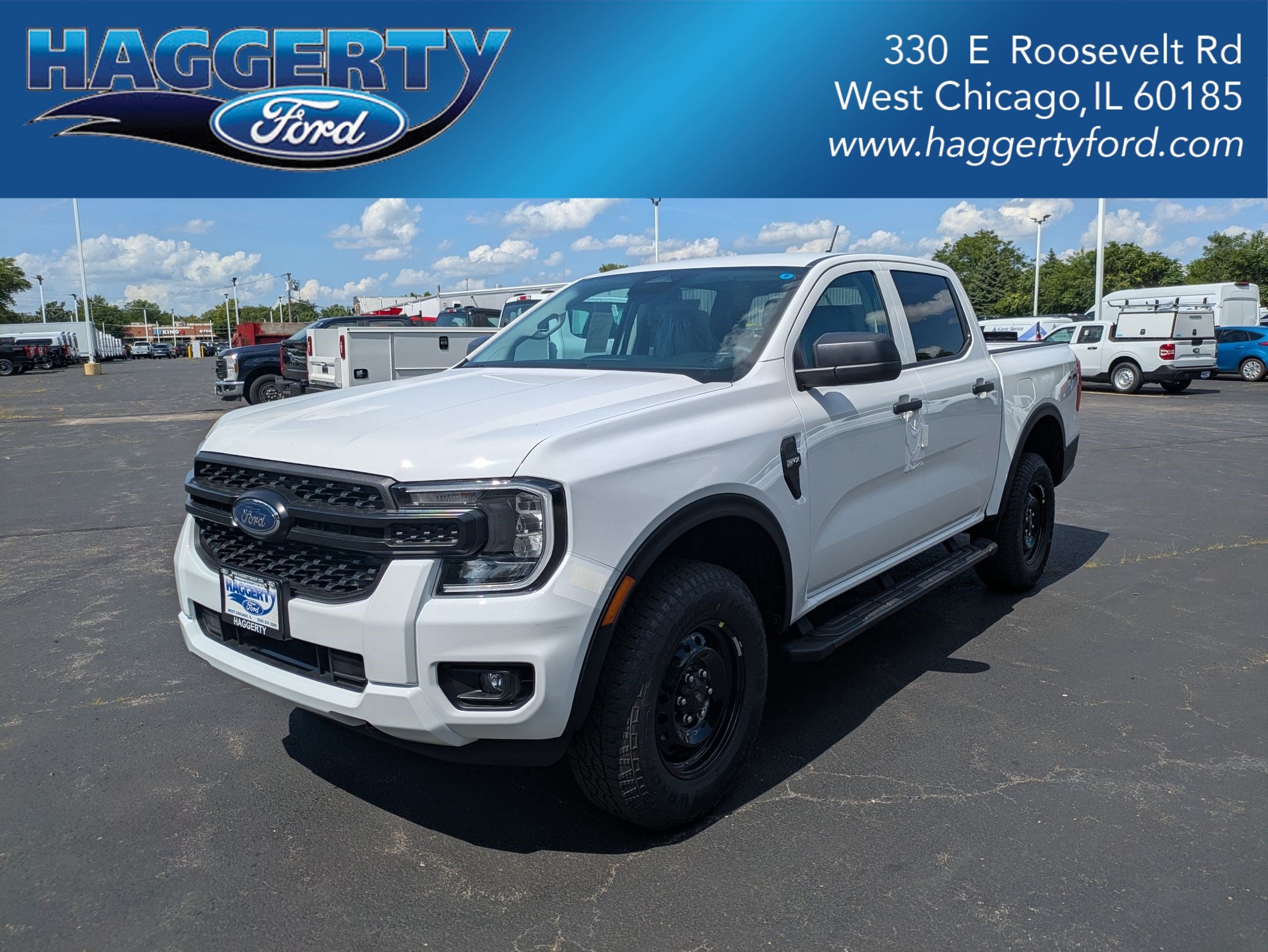 Oxford White 2026 Ford Ranger Pickup Truck Four-Wheel Drive Automatic