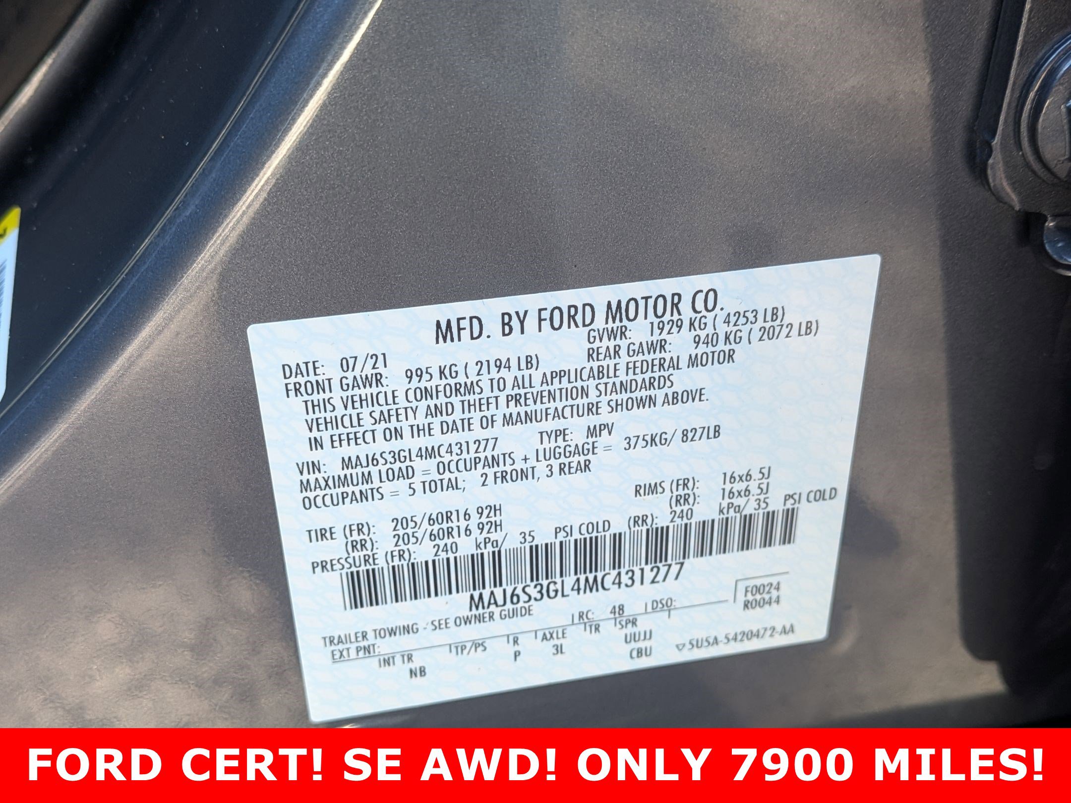 2021 FORD ECOSPORT - Image 28