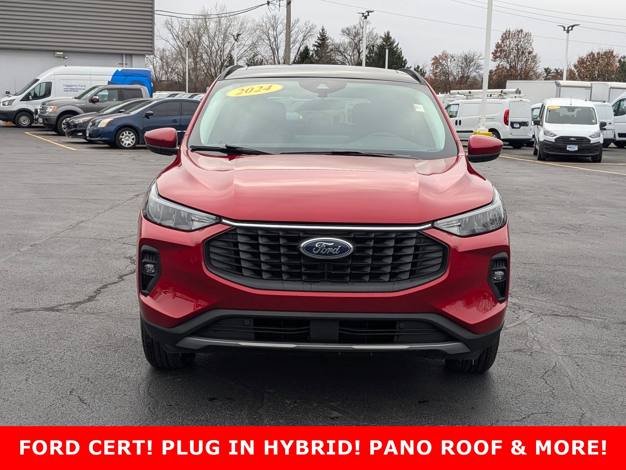 Certified 2024 Ford Escape PHEV with VIN 1FMCU0E11RUA22609 for sale in West Chicago, IL