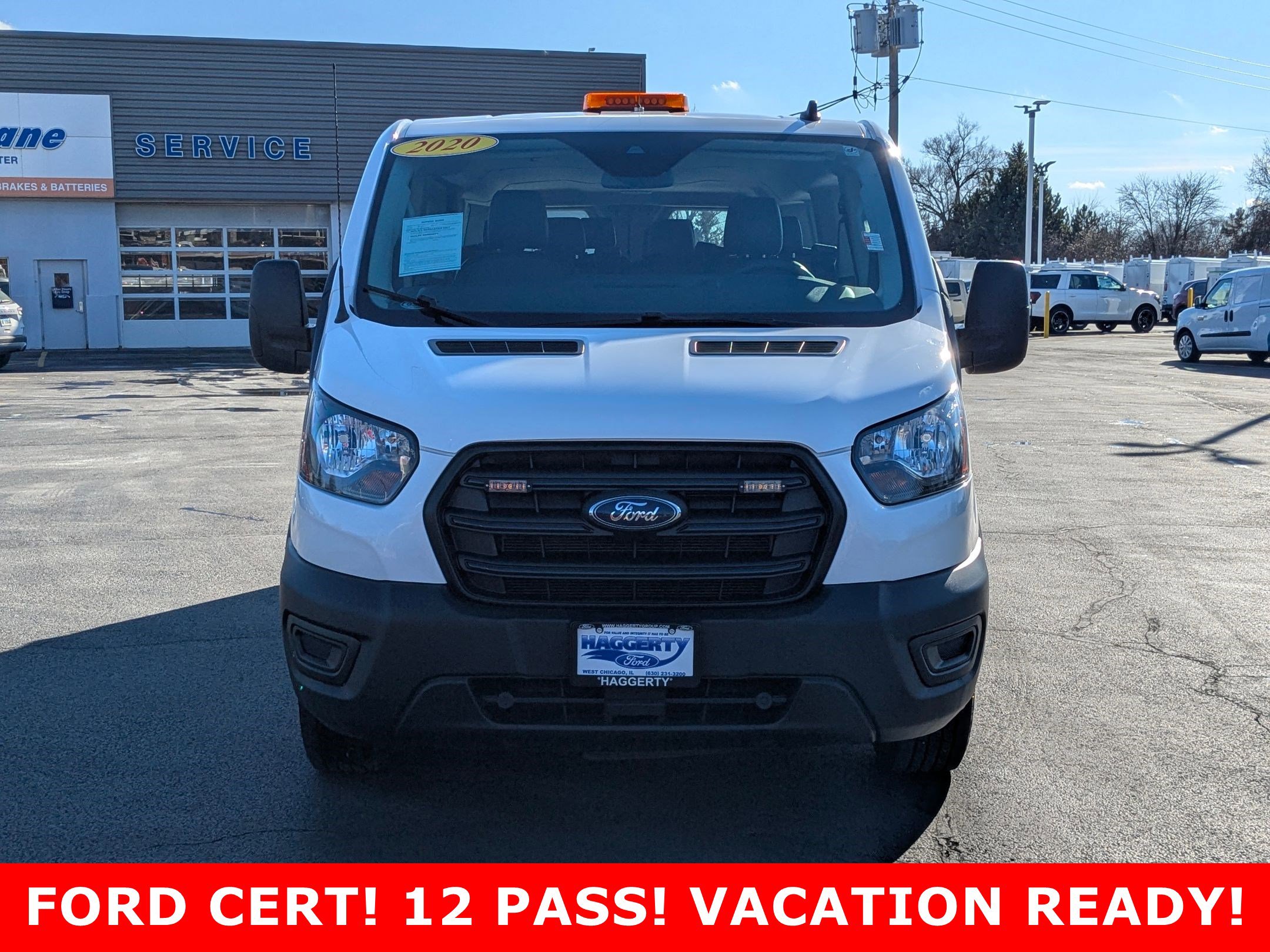 Certified 2020 Ford Transit Passenger Van XL with VIN 1FBAX2Y81LKB30534 for sale in West Chicago, IL