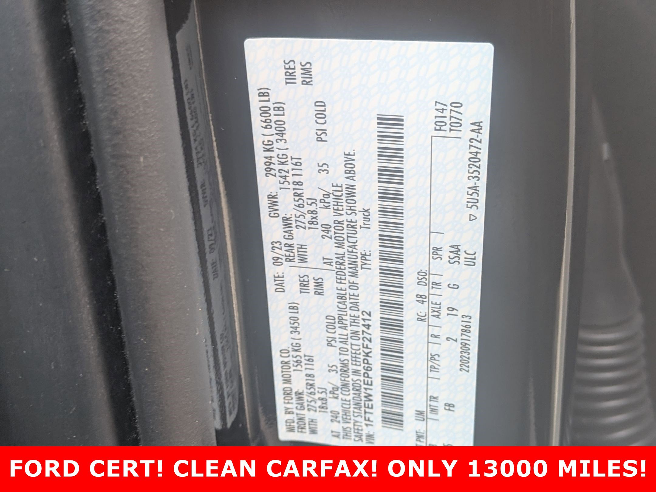 2023 FORD F-150 - Image 30