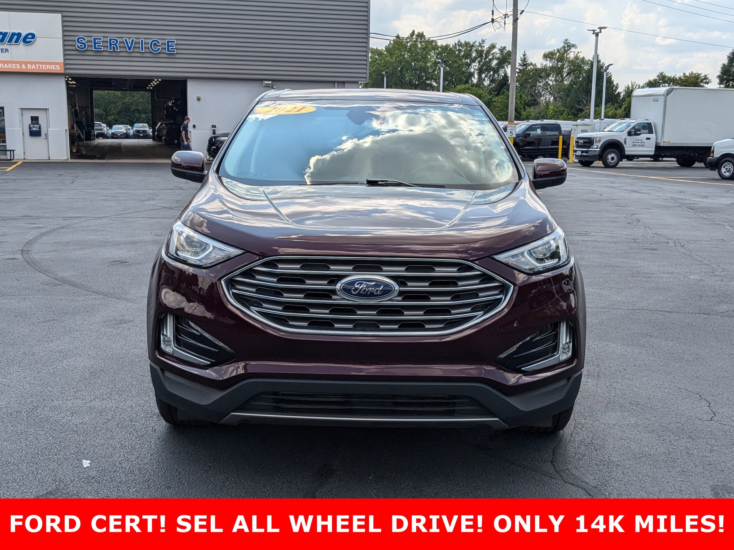 Certified 2021 Ford Edge SEL with VIN 2FMPK4J9XMBA33696 for sale in West Chicago, IL