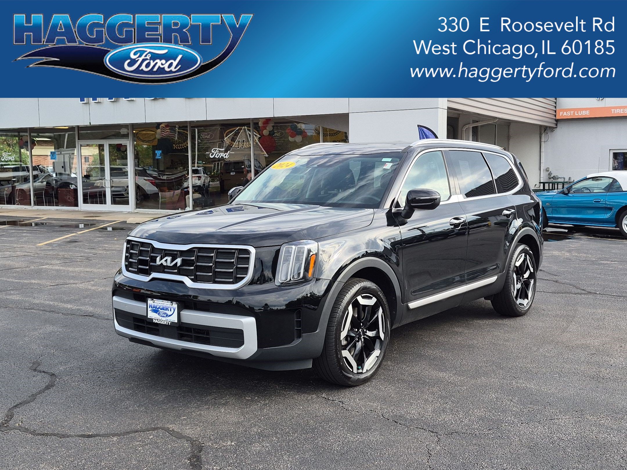 Ebony Black 2024 Kia Telluride SUV / Crossover All-Wheel Drive Automatic